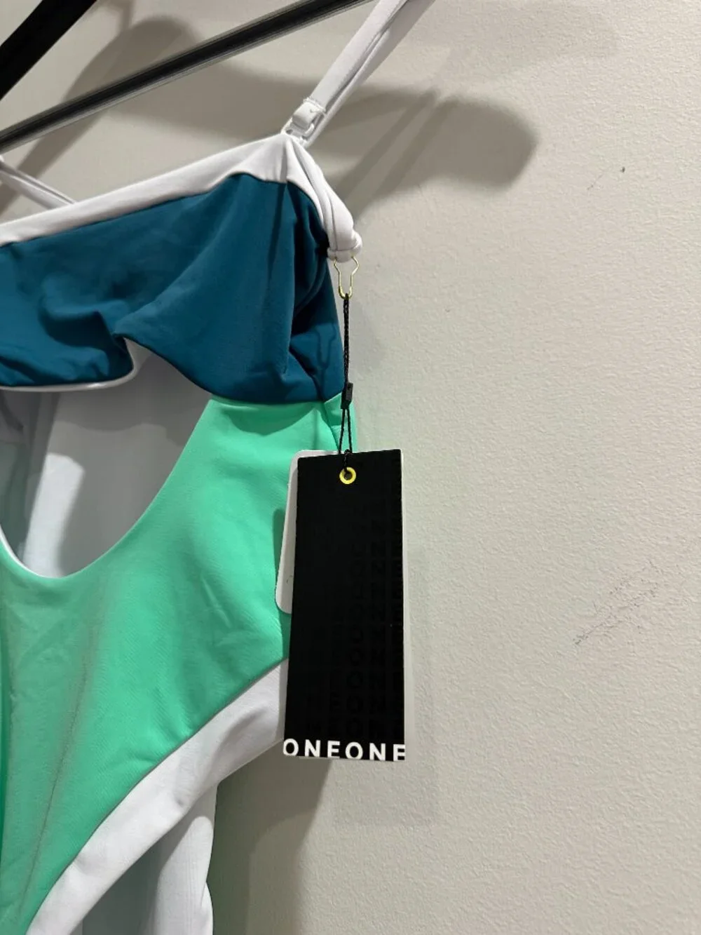 ONEONE Free People Alisha One-Piece Swimsuit in Spearmint Size X-Small NWT
